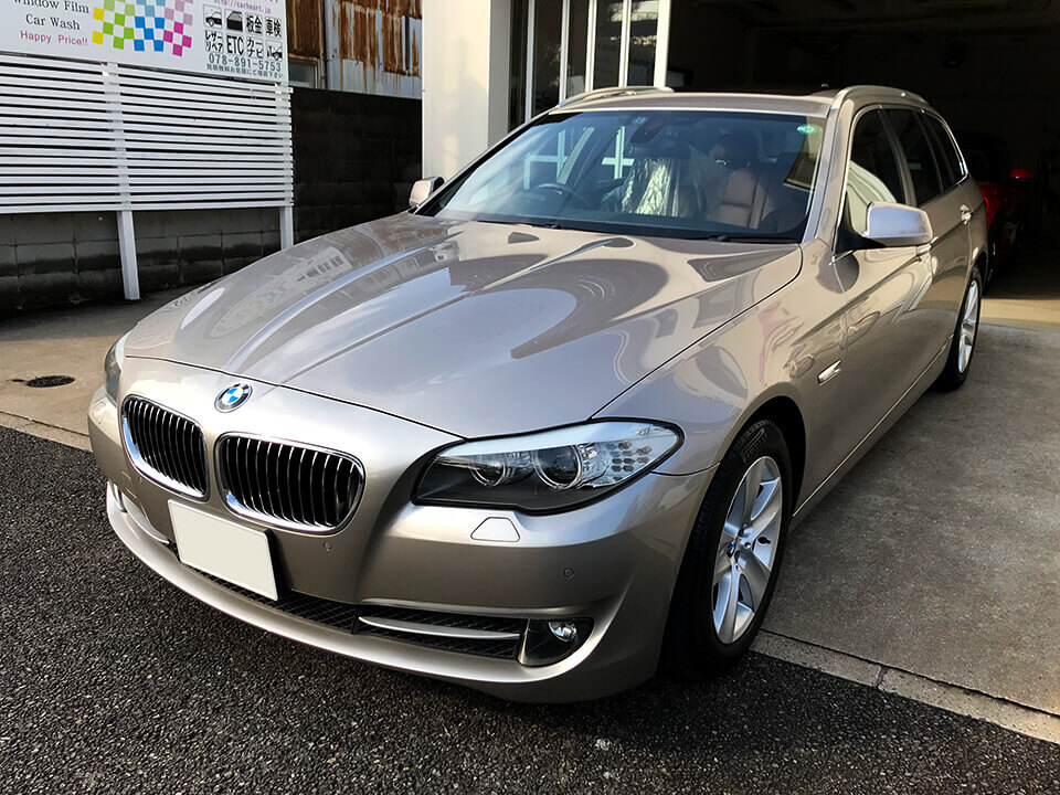 コーティングを施工したBMW F11 528i